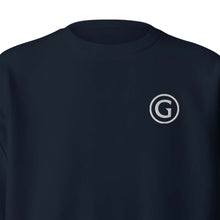 Load image into Gallery viewer, Grimké ‘G’ Premium Fleece Crewneck Sweatshirt (Navy)
