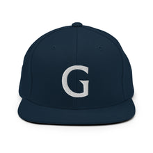 Load image into Gallery viewer, Grimké ‘G’ Snapback Hat (Navy)
