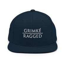 Load image into Gallery viewer, Grimké x Ragged Snapback Hat (Navy)
