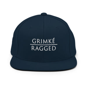 Grimké x Ragged Snapback Hat (Navy)