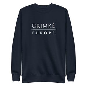 Grimké Europe Premium Fleece Crewneck Sweatshirt (Charcoal)