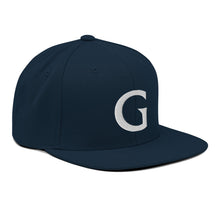 Load image into Gallery viewer, Grimké ‘G’ Snapback Hat (Navy)
