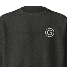 Load image into Gallery viewer, Grimké ‘G’ Premium Fleece Crewneck Sweatshirt (Charcoal)

