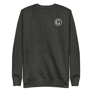 Grimké ‘G’ Premium Fleece Crewneck Sweatshirt (Charcoal)