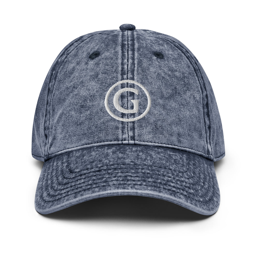 Grimké ‘G’ Vintage Dad Hat (Denim)